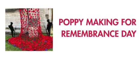 POPPY MAKING FOR REMEMBRANCE DAY